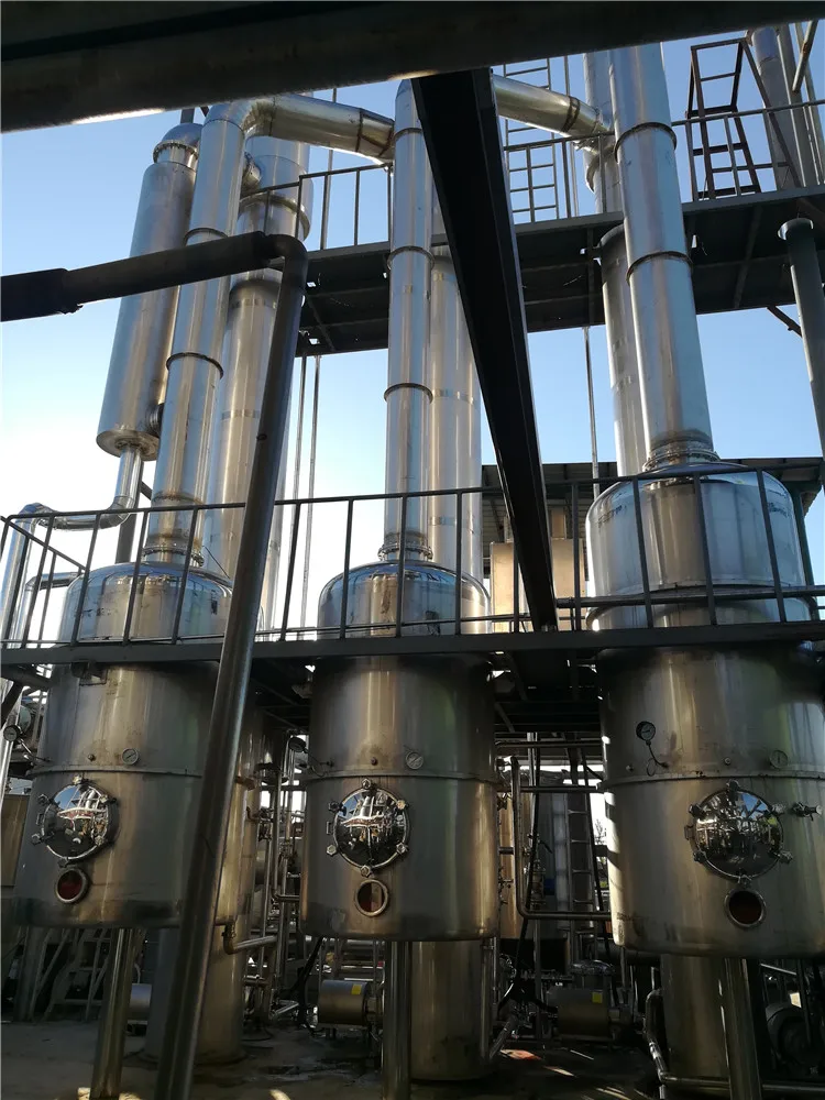 tomato paste juice ketchup falling film vacuum concentrated evaporator