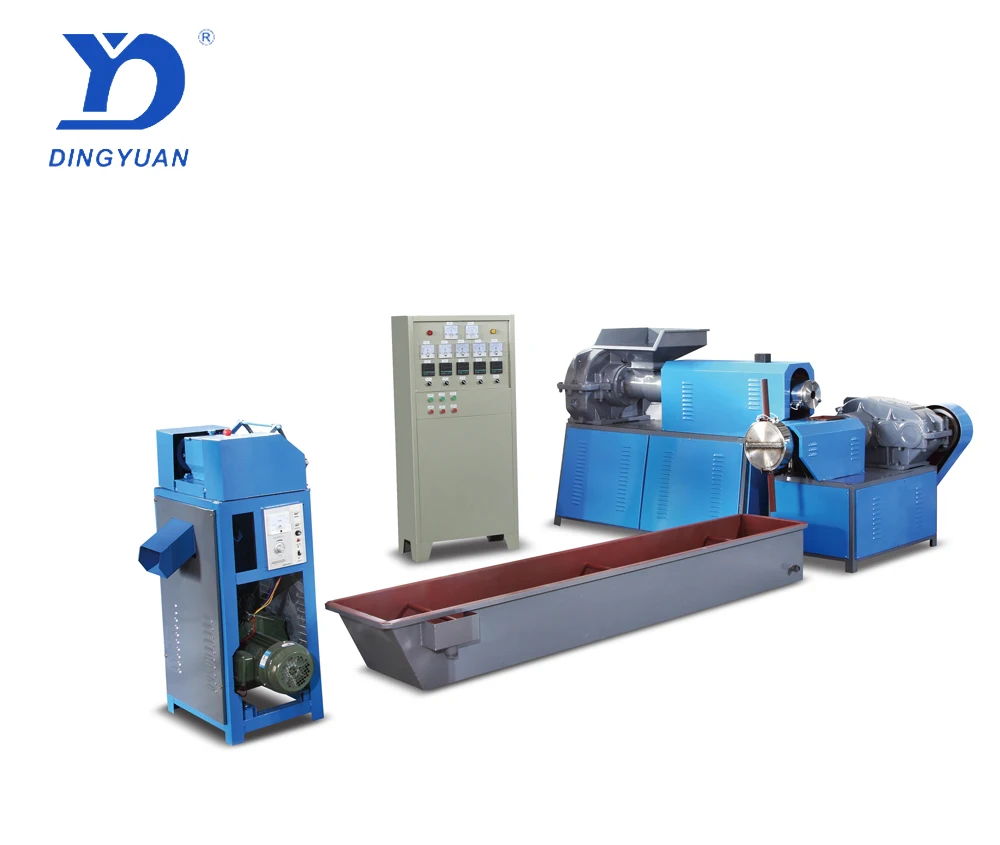 Dubai top sale trande assurance The Double-Stage Waste Plastic Regenerative Pelletizer/SJ 100 11 120/peletizing plastic machine