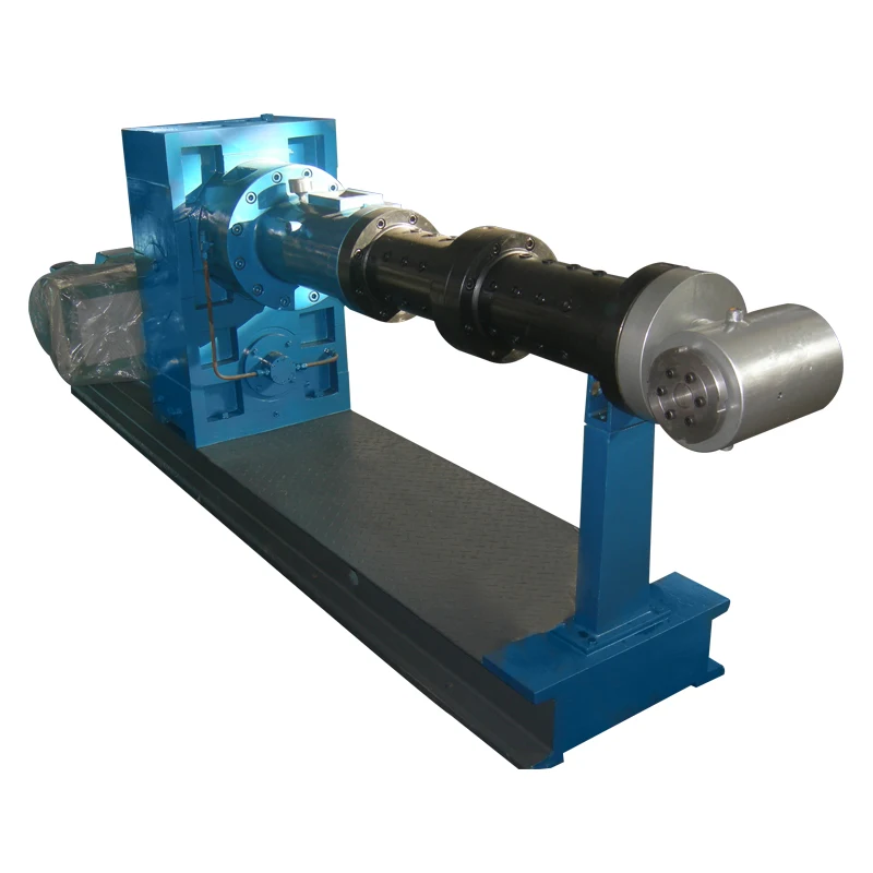 Cold feed reciprocating screw extruder