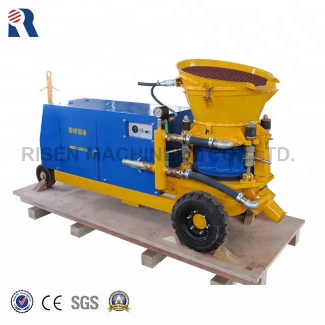 diesel engine shotcreting machine for dry or damp mix shotcreting /concrete spraying / guniting