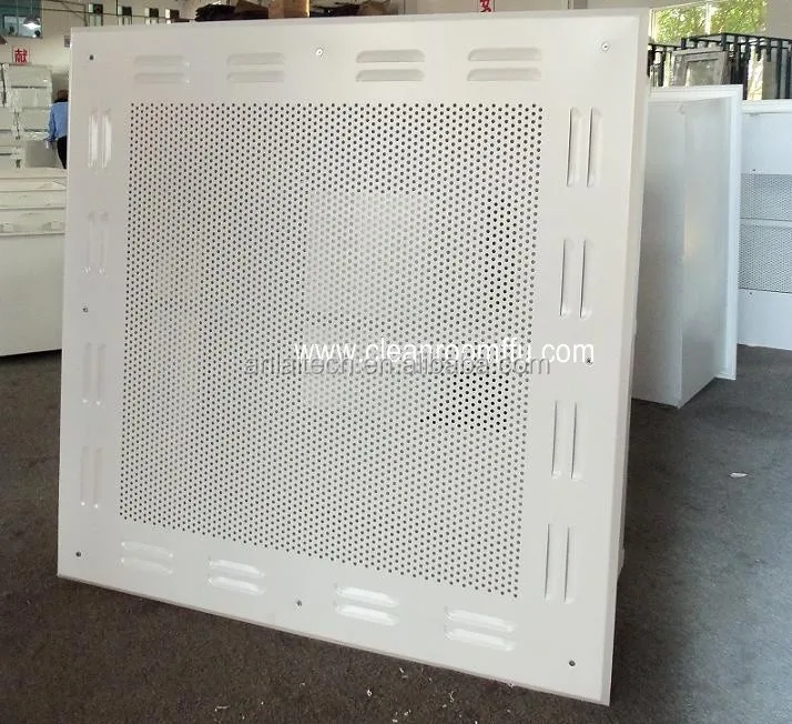 Cleanroom Ceiling Terminal HEPA Filter Box Units With DOP Port