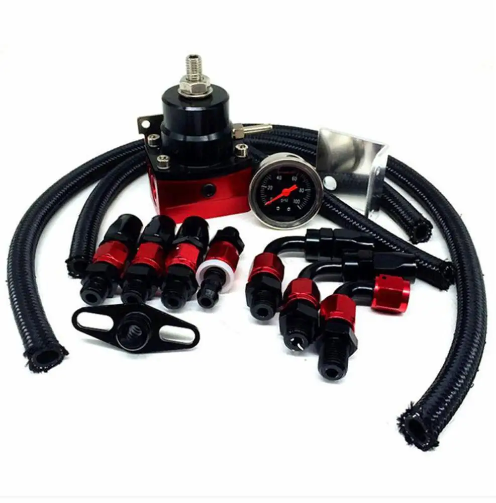 
Car Refit Universal Fuel Booster Turbine Fuel Appender 7-piece Supercharger Kit 