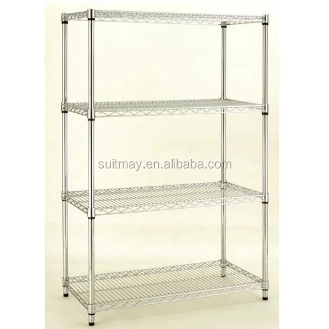 Zinc-Plated Wire Shelving Rack Heavy Duty NSF Wire Shelving Rack