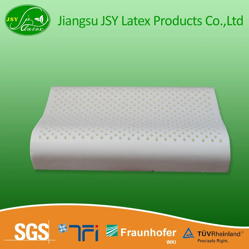 Pure natural latex pillow contour