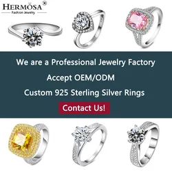 New Design 925 Sterling Sliver/Brass Couple Rings Sets with White CZ Jewelry for Women Gifts Size 6-9#