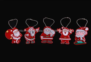 Reflcetive мешок кулон в форме дед мороз, все виды вешалки