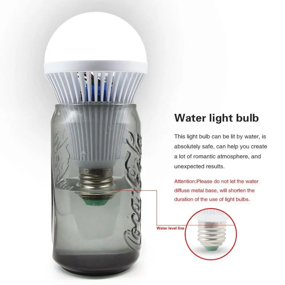 E14 E27 3W  Operated Led Light Bulb With  Backup Battery