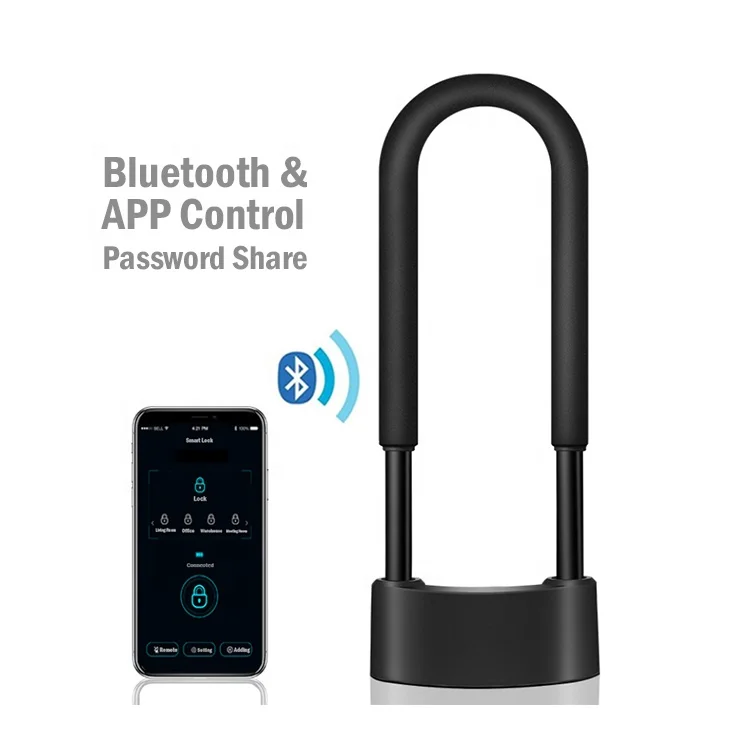 Electric Blue tooth Bike Lock Phone