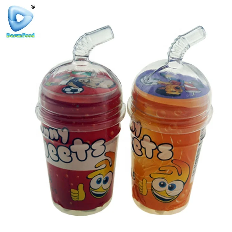 Забавный пресс для фруктов в форме напитка сладкие конфеты с карточкой