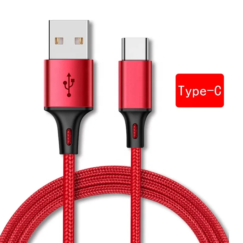 Factory USB Charging Type-C Fast Cable with LED Light