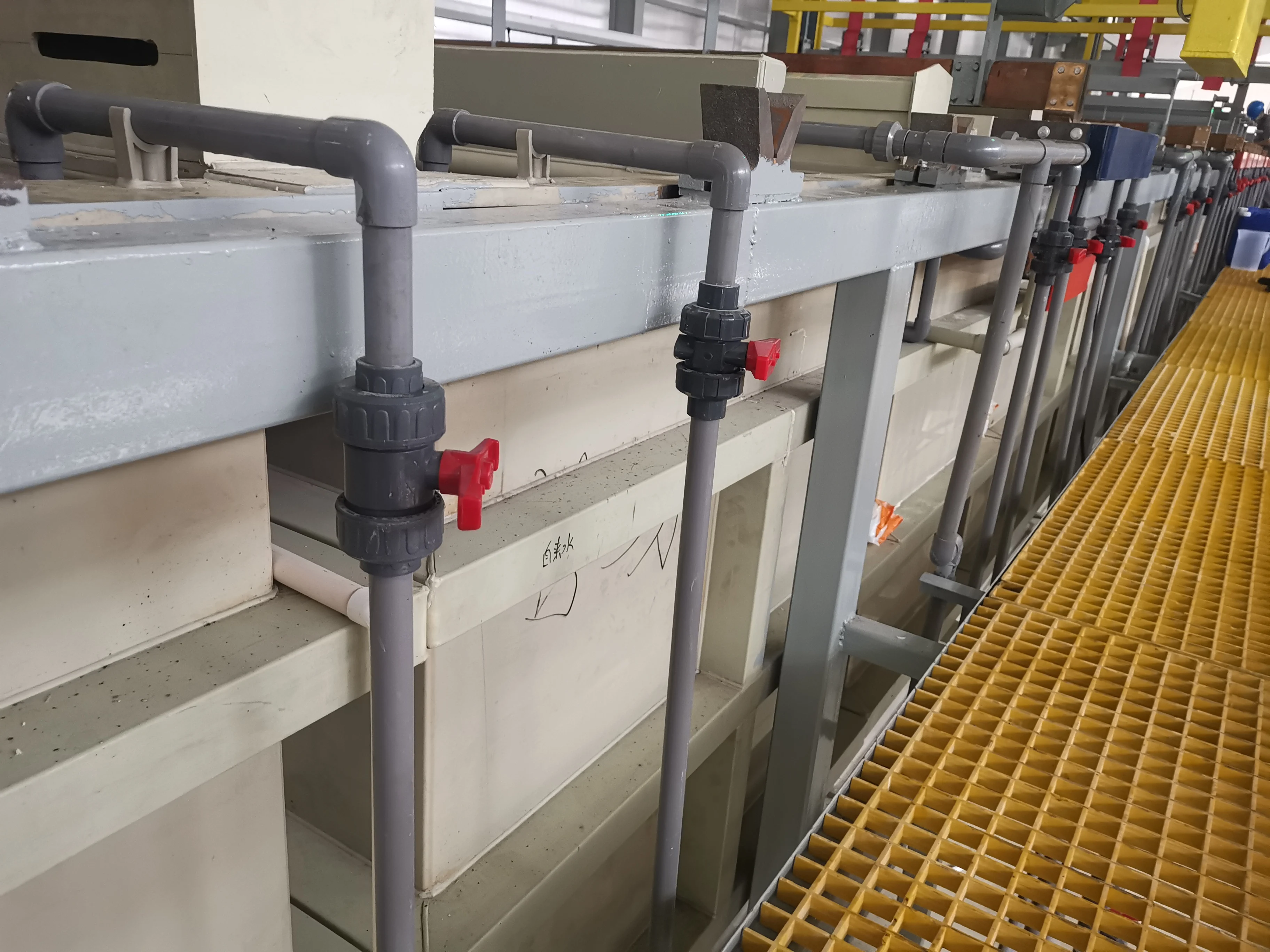 Manual or automatic electroplating production line equipment for manufacturing plant