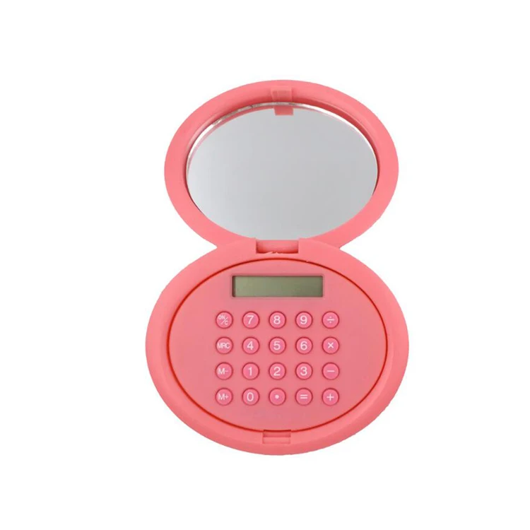 Кланового oem 8 digitals мини карманный размер косметическое калькулятор