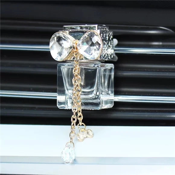 Автомобильный освежитель воздуха на вентиляционное отверстие автомобильный флакон для кондиционера пустые квадратные отверстия на вентиляционную решетку духи автомобильный освежитель воздуха флакон с