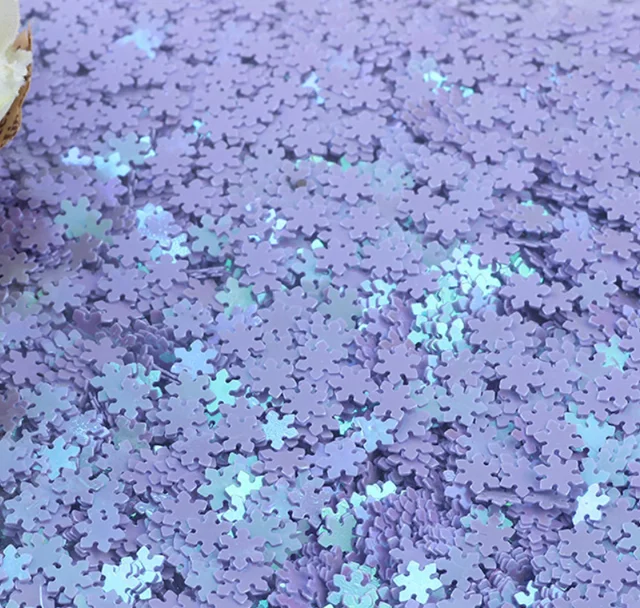 Christmas snowflakes shape sequins