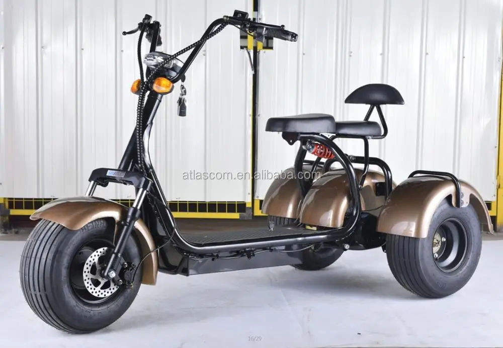 Factory supply best product 3 wheel electric bicycle, citycoco 1500w
