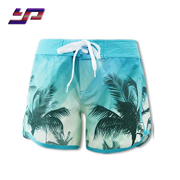 100%Polyester Custom Printed Swimming Trunks Men Sexy Board short Surf