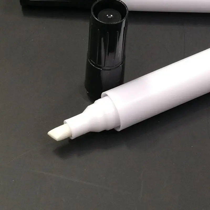 White Pen Tube Empaty Marker Manufacturer 5.0MM Chisel Nib  Permanent Empty Marker Pens Paint