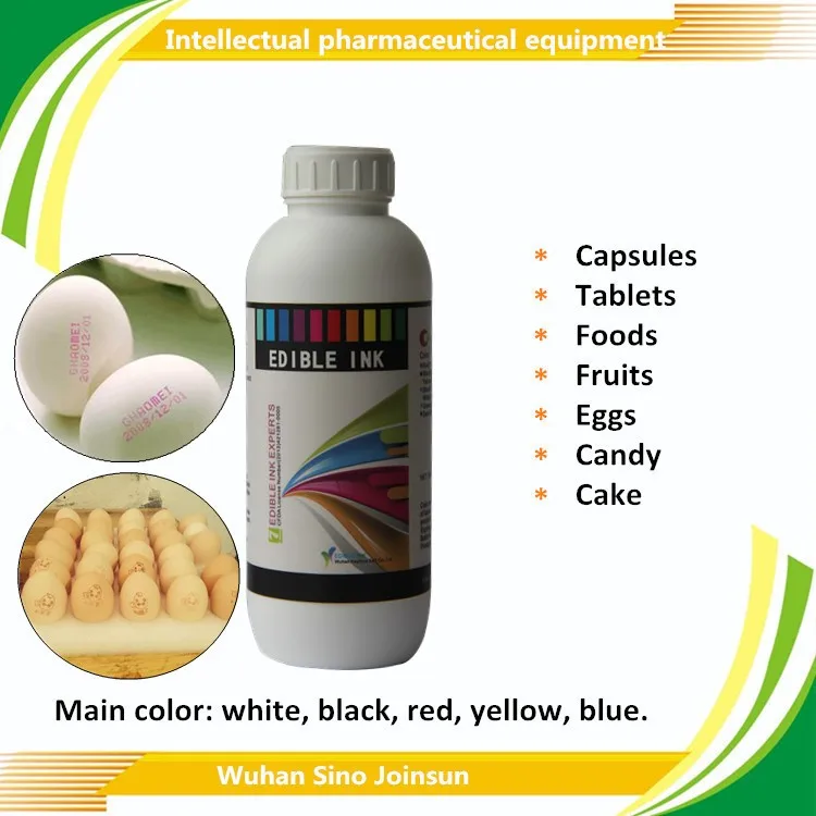Food grade edible printing ink for marshmallows, cookies, candies