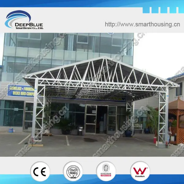 Light Steel Structure frame  car garage shed truecore zincalume AZ 150 Z275 steel light gauge prefab metal house