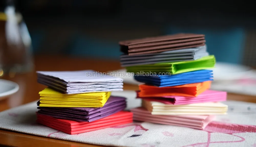 Best Selling Origami Fancy Paper Napkins For Wedding Party Decoration