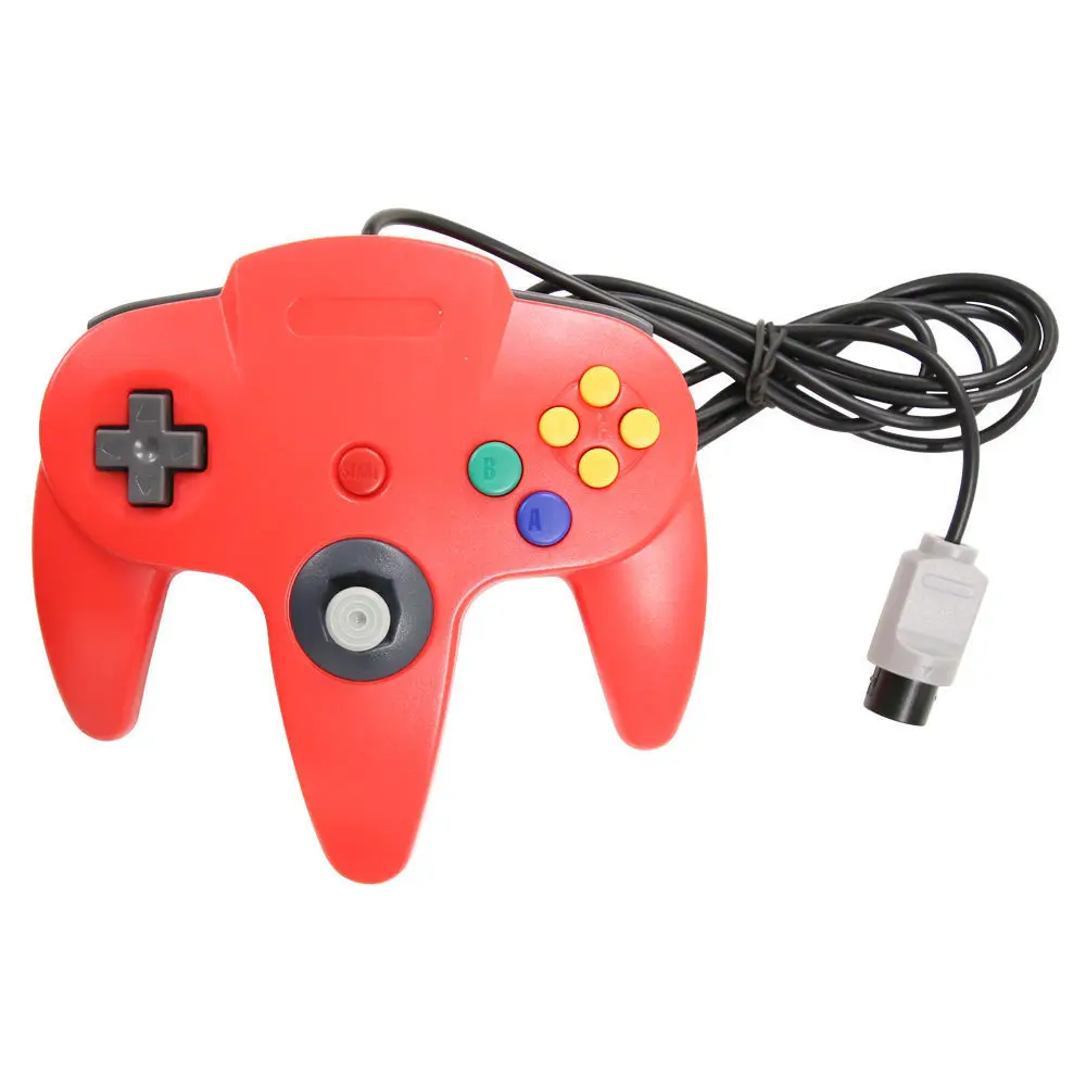Wired Controller for N64 game console plug Wired Games Control gamepad for nintendo 64 Joystick for N64 controller