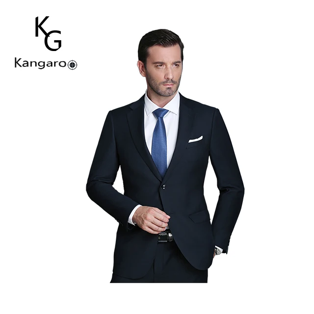 Branded Slim Fit Bespoke Anti Shrink Business Suit For Men