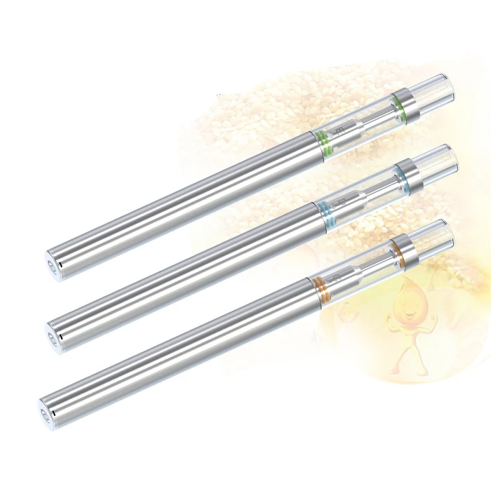 
2018 Cbd Oil Disposable Vape Pen Thick Oil Disposable Cbd Vaporizer Pen Glass and Metal Tip 