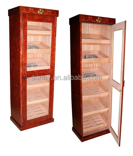 Большой шкаф для хьюмидора в мебели