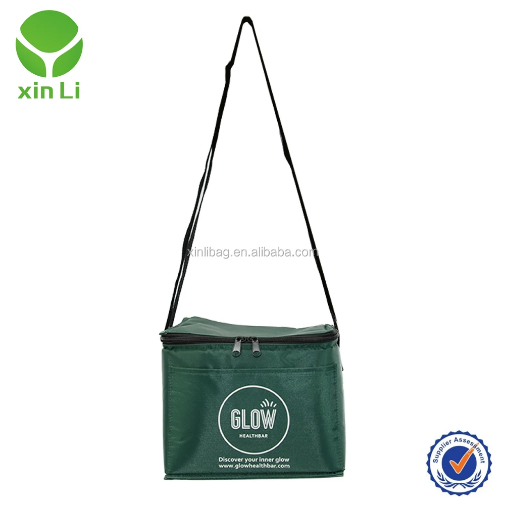 6 cans small soft beer cooler bag