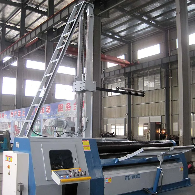 automatic cnc steel plate rolling machine hydraulic 4-roll machines
