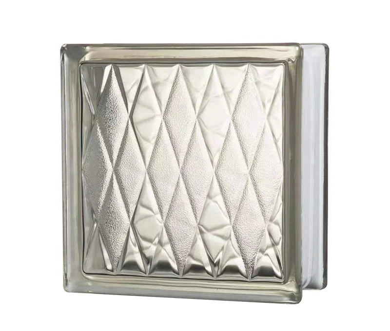 Wall Decorative Building Craft Clear Transparent Crystal Hollow Glass Block Price