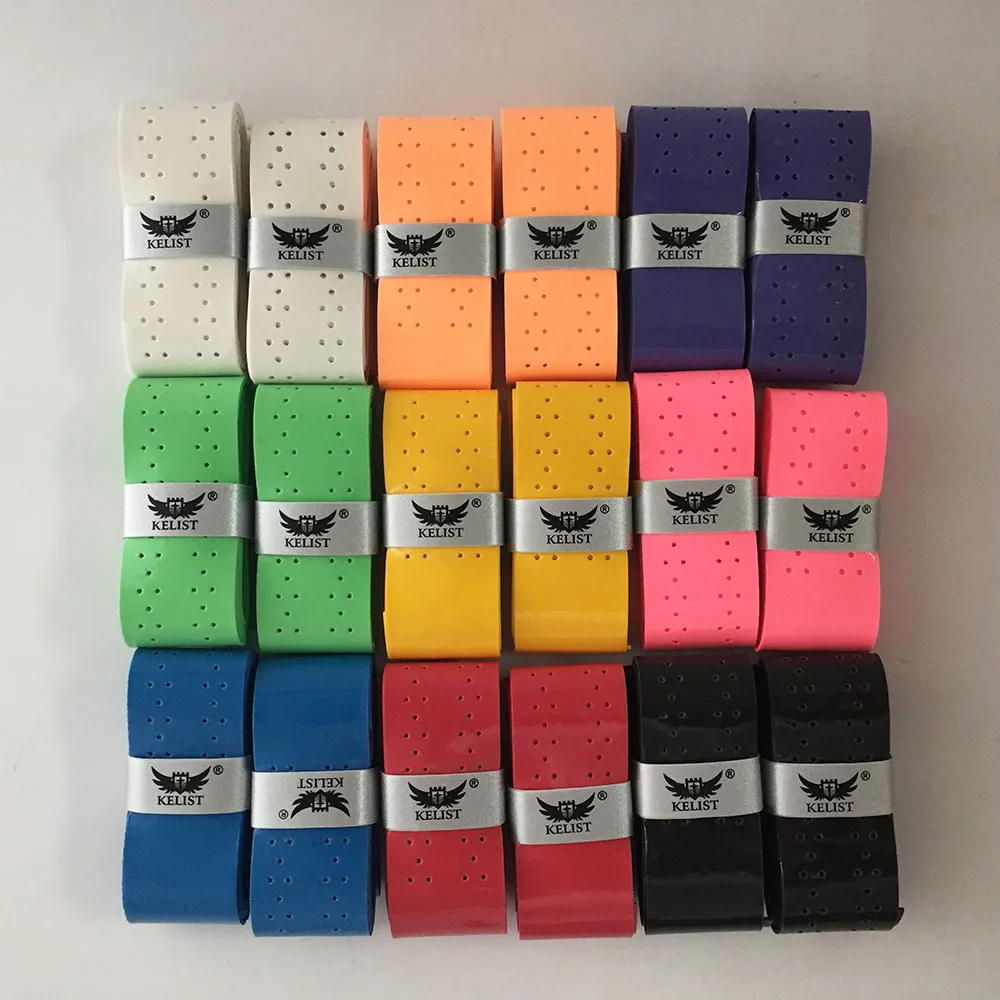
Tennis Racket Grip Anti Slip Perforated Super Absorbent Tennis Overgrip Accessories 