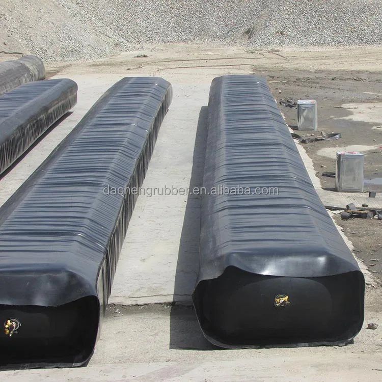 
inflatable rubber balloon formwork for concrete culvert making 