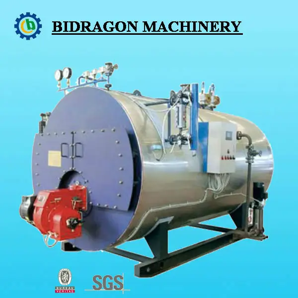 15 ton gas-fired fire tube steam boiler for steam turbine