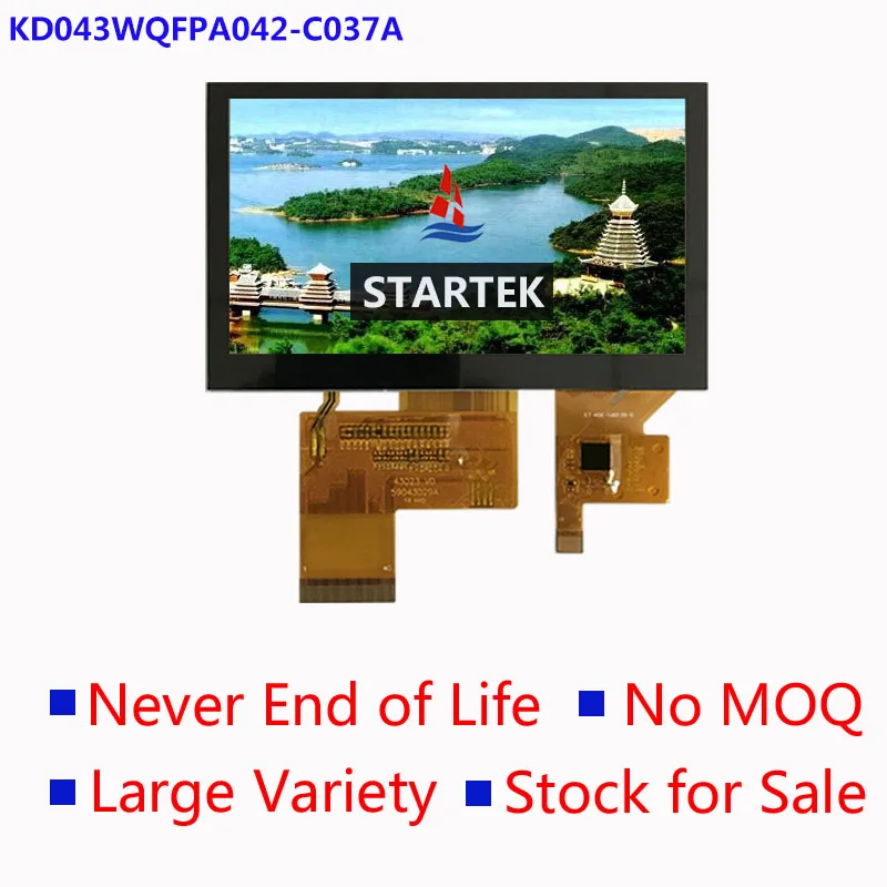  4 3 дюймовый сенсорный экран 480x272 TFT LCD модуль интерфейс SPI/MCU SC7283 IPS полный угол обзора широкая