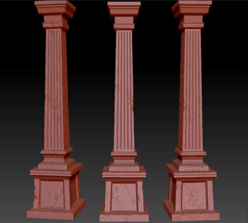 Home Decoration Roman Pillar Natural Marble Column For Sale