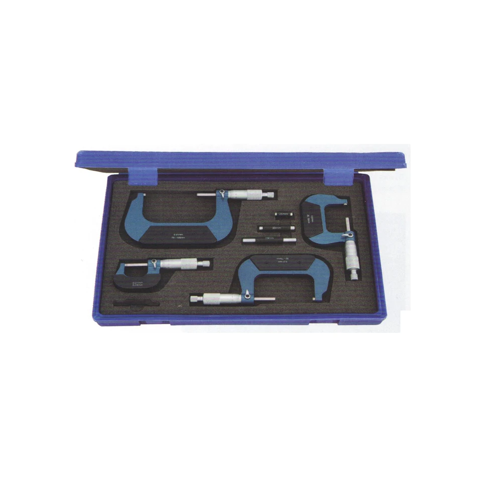 High Precision Outside Micrometer Set 0-200mm External Professional Measuring Instrument Kit