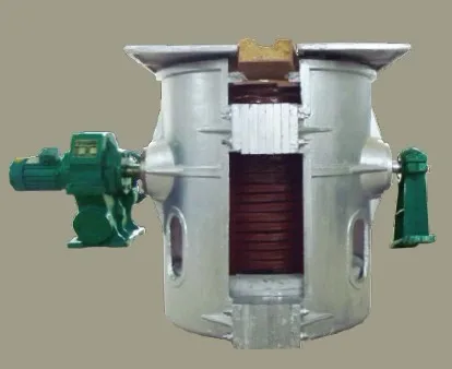 Aluminum induction furnace