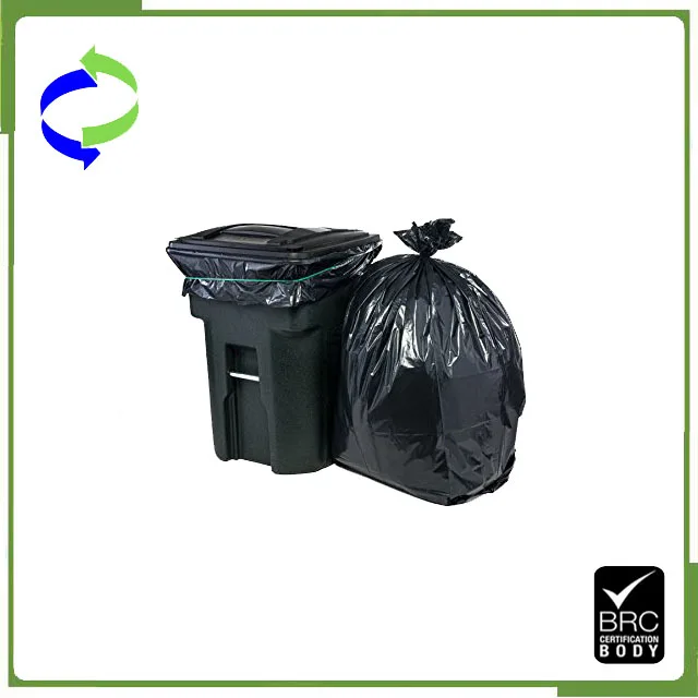 HDPE And LDPE Plastic Disposable Trash Bags with Many Colors