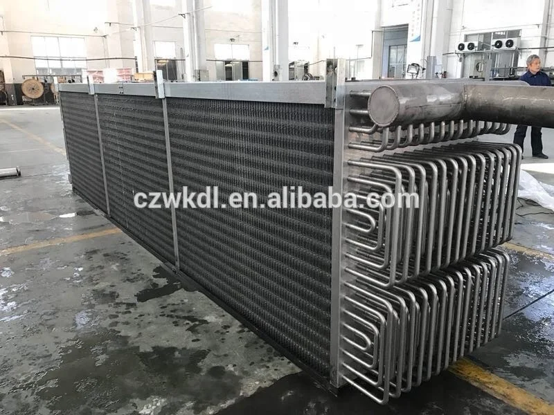 high capacity stainless steel coil spiral and IQF evaporator for tempura impingement freezer