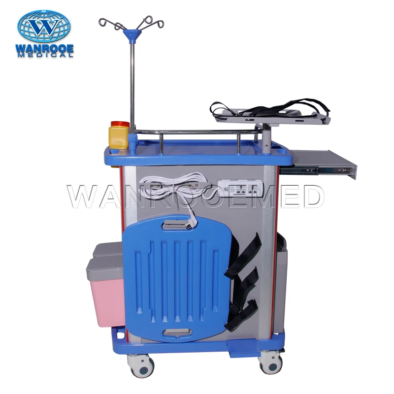 BET-75071A ABS Hospital Equipment Medical Trolley Emergency Crash Cart