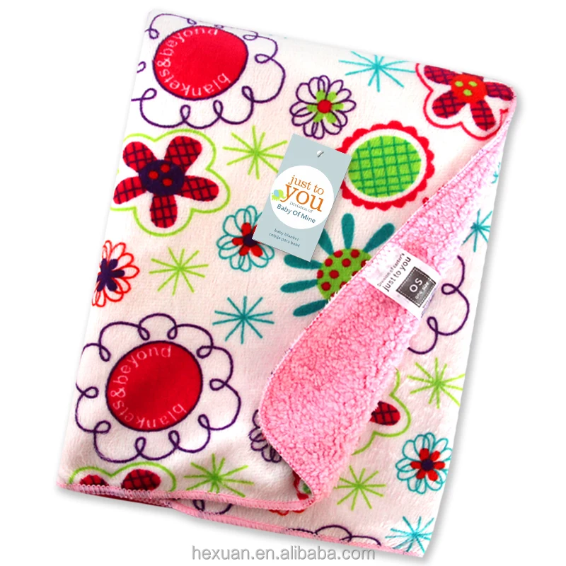 Baby Blanket Newborn Swaddle Coral Fleece Cartoon Double Layer Blankets Kids Envelope Stroller Wrap For Baby Bedding Blankets