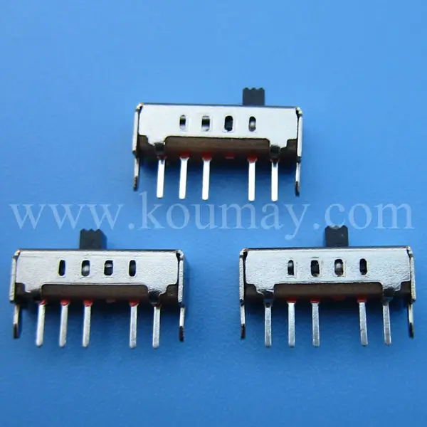 5pin SS-14D02 Vertical Slide Switch 1P4T