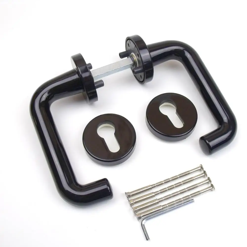 Немецкое качество/Европейский пластиковый дверной рычаг для цилиндра врезного замка/нейлоновая дверная ручка