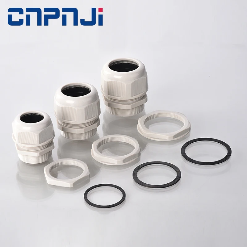 Industrial liquid tight 3/8 inch NPT thread Size water tight cord grip cable gland with nut gasket