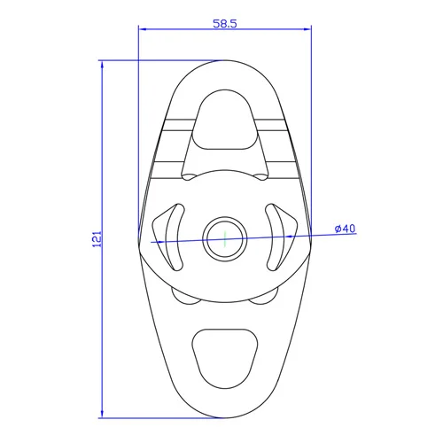 Climbing Single Pulleys With Fixed Side Plates