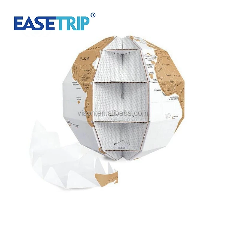 Популярная забавная 3D Глобус для путешествий с картой мира нарисованная Off