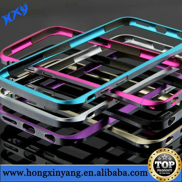 double color 100% real metal aluminum bumper for iphone 6