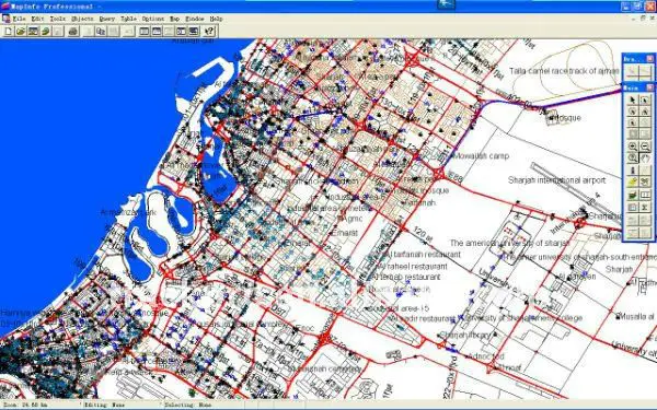 Lebanon esri shp digital map