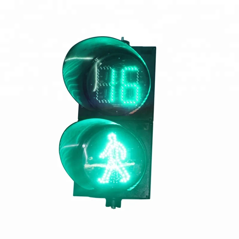 
300mm pedestrian signal countdown timer led traffic light 
